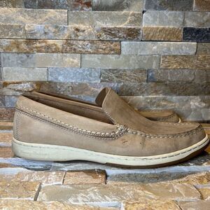 TOMMY BAHAMA Alexander Tan Leather Men’s Slip On Loafer Shoes 11M